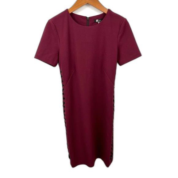 Kut From The Kloth Burgundy Bodycon Dress Size 2 - Picture 1 of 13
